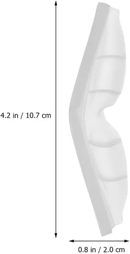 Miniatura 2 de Healifty 20 almohadillas de puente de nariz antiniebla para máscaras faciales, tiras de sellado de silicona para evitar que los anteojos se empañen