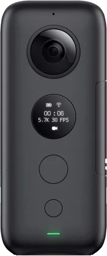 Cámara de acción Insta360 ONE X de 360 grados 5.7K 18MP con estabilización, transferencia WiFi en tiempo real, para video deportivo y documentación