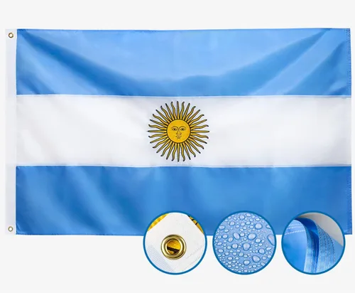 Miniatura 9 de Bandera de México 3x5 para exteriores, banderas mexicanas bordadas, nylon 210D resistente, rayas cosidas, ojales de latón más fuertes, 4 dobladillos