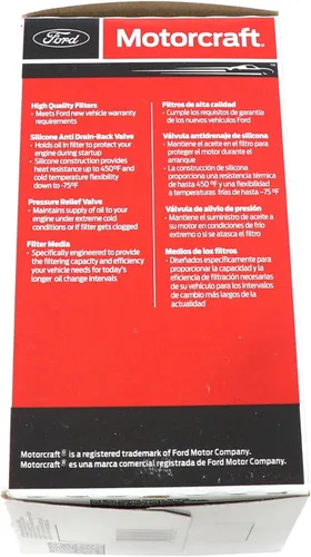 Miniatura 6 de Motorcraft Filtro de aceite de motor FL-2124-S (reemplaza a FL-2051-S/FL-2051) Reemplazo (OE para Ford