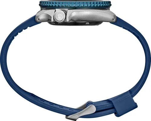 Miniatura 2 de Seiko 5 Sports Automatic Sabo - Reloj de silicona azul de una pieza para hombre SRPH71 Azul Patchwork