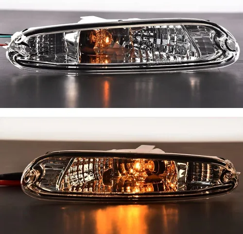 Miniatura 5 de G-PLUS Luces de señal de parachoques delantero compatibles con Mazda MX-5 Miata 1990-1997, luz de señal de estacionamiento montada en parachoques