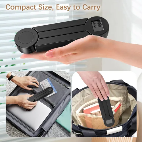 Miniatura 2 de Báscula plegable de alimentos, báscula digital de cocina, báscula portátil de alimentos para alimentos, mini báscula de bolsillo plegable de gramos