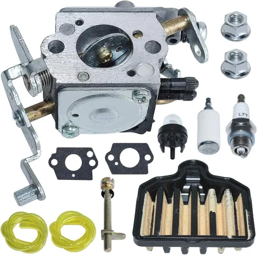 Miniatura 3 de C1M-W47 Carburador Aire Combustible Línea Ajustador Barra Kit Tuerca para Poulan Pro PP5020AV PP4818A Sierra 573952201,575296301