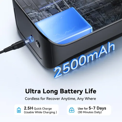 Miniatura 5 de FIT KING Sistema de recuperación inalámbrico mejorado, masajeador profesional de compresión de aire, reduce el dolor muscular y mejora