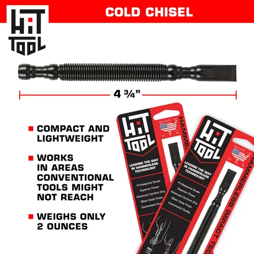 Miniatura 3 de HIT Tool Cincel frío sin martillo de 3/8