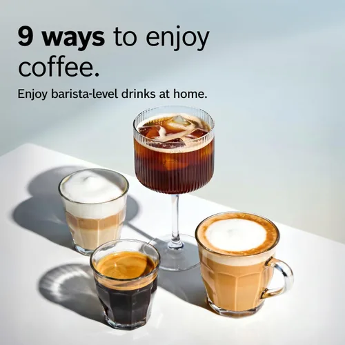 Miniatura 4 de Bosch 500 Series Máquina espresso y de café completamente automática – Panel de control táctil, manguera de leche, molinillo de cerámica, utiliza