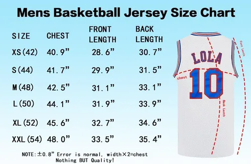 Miniatura 7 de Camiseta de baloncesto para hombre Lola #10 Bugs #1 Space Movie Jersey 90S Hip Hop Ropa Camisa para Fiesta