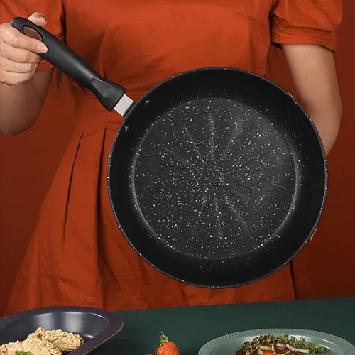 Miniatura 5 de Sartenes de fondo plano Sartenes antiadherentes Ollas de cocina Sartenes Sartenes Estufa de cocina Sartén Utensilios de cocina
