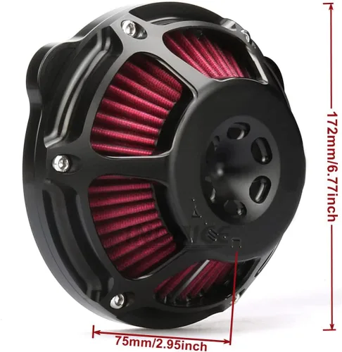 Miniatura 2 de Etapa 1 Filtro de admisión de filtro de aire para Harley Touring Street Glide FLHX Road King FLHR Road Glide FLTR 2018-posterior M8 Softail