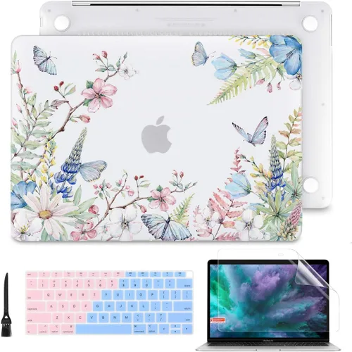 Miniatura 15 de Batianda - Carcasa rígida protectora de plástico transparente y mate para MacBook Pro (2019, 2018, 2017, 2016) de 13 pulgadas, modelo A2159, A1989