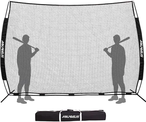 Miniatura 7 de Red de Barrera Deportiva, Red Deportiva, Red de Respaldo de Barricada, Perfecta para Béisbol, Sóftbol, Fútbol, Baloncesto, Lacrosse