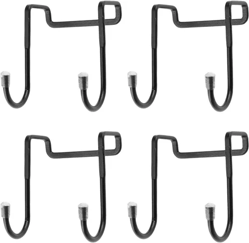 Miniatura 15 de Over Cabinet Door Hooks, 8Pcs Plastic Over Door Single Hooks Multi-Purpose Over The Cupboard Drawer Hooks Space-Saving Hanger Extender Clips Hooks