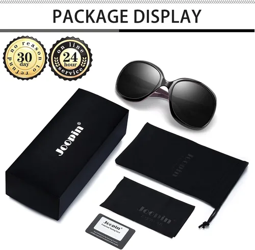 Miniatura 163 de Joopin Lentes de sol de gran tamaño para mujer, polarizados, grandes, para conducción, protección UV, grandes sombras