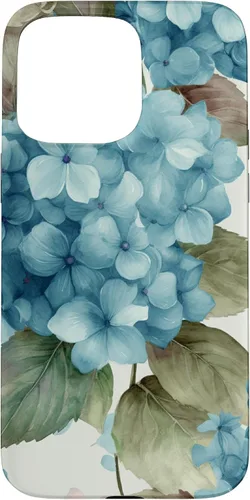 Miniatura 31 de Watercolor Shabby Chic Blue Hydrangeas Flower Case for iPhone 17