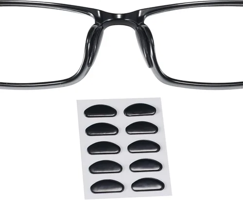 Miniatura 8 de Almohadillas para la nariz para gafas, diseño ultrafino de 0.051 pulgadas, almohadillas antideslizantes para la nariz con respaldo súper pegajoso