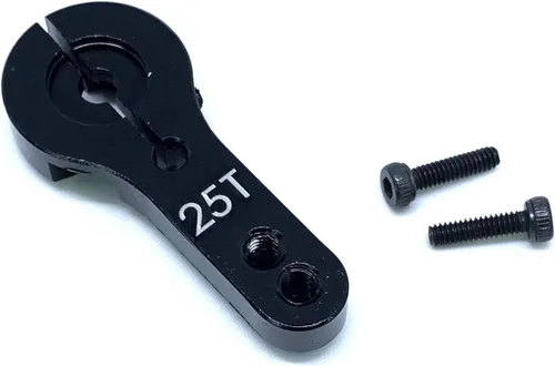 KingVal Reemplazo CNC 25T - Brazo de bocina servo de dirección de metal de 1.378 in, rosca M3, piezas RC compatibles con Futaba/Savox/HL/HSP/HD