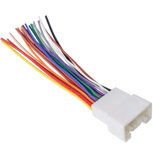 Miniatura 9 de Adaptador estéreo universal del arnés de cableado de la radio del coche del ISO, conector audio del altavoz del cable de alimentación del cable