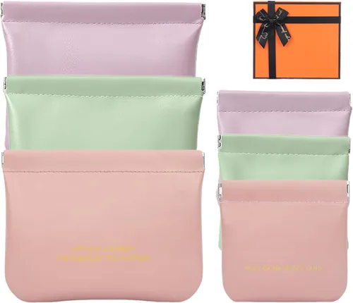 Miniatura 8 de Bolsa de cuero para anillos, funda para anillos de boda, bolsa para anillos de compromiso, almacenamiento de joyas para novios, portador de anillos