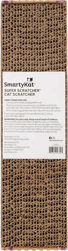 Miniatura 4 de SmartyKat Super Scratcher Rascador Ondulado para Gatos y Almohadilla para Arañar para Gatos, Infundido con Hierba Gatera, Rascadores para Gatos