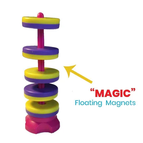 Miniatura 2 de Magnets! Kit de superciencia para niños, 9 experimentos y actividades de STEM, haz que los imanes floten, mueve un tren y crea una brújula