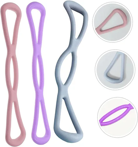 Miniatura 7 de 3 bandas elásticas de yoga de alta elasticidad, entrenamiento de resistencia para entrenamiento completo, bandas de fuerza para ejercicio en casa