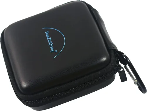 Miniatura 4 de Estuche de viaje duro para micrófono, estuche de micrófono Lavalier inalámbrico con 3 ranuras para micrófono de solapa con clip para micrófono
