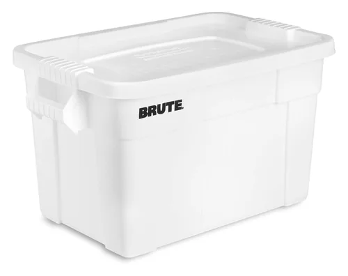 Miniatura 10 de Baúl con tapa Rubbermaid Commercial fg9s3100gray Brute, capacidad de 20 galones, 27-7/8 pulgadas, longitud x 17-3/8 pulgadas, ancho x 15-1/8 Gris