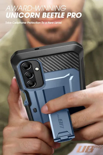 Miniatura 7 de SUPCASE Funda para Samsung Galaxy A14 5G con protector de pantalla (Unicorn Beetle Pro), [soporte integrado y clip para cinturón] Funda protectora