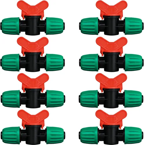 Miniatura 10 de Jayee Paquete de 50 accesorios de acoplamiento de púas para riego por goteo (0.669 in) para manguera de goteo de 1/2 pulgada (0.600 pulgadas de ID)