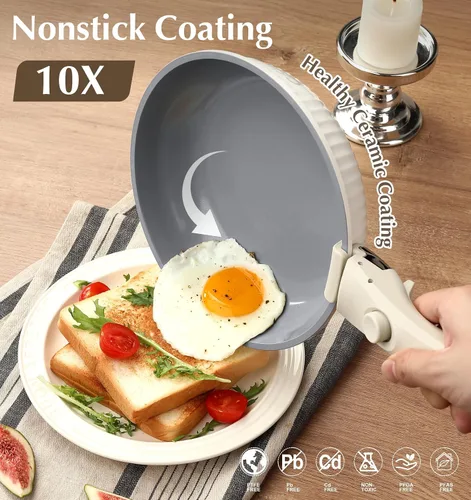 Miniatura 2 de KOCH SYSTEME CS Juego de ollas y sartenes antiadherentes, juego de utensilios de cocina de cerámica antiadherentes, mango desmontable, juego
