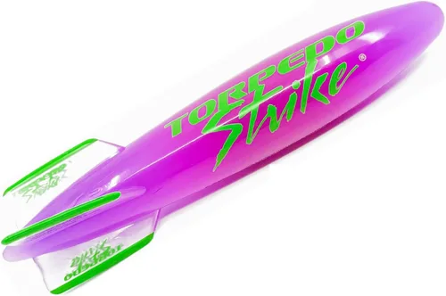 Miniatura 7 de SpinFin - Cohete torpedo de piscina de 10.25 pulgadas, tamaño grande, ultra premium, gira y se desliza hasta 35 pies como fútbol submarino