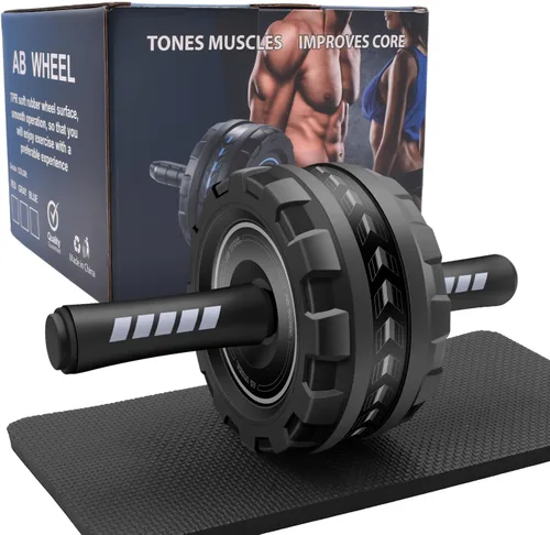 Miniatura 10 de Ab Roller Wheel,Stable Wide Wheel For Beginner,Men,Women,Abs & Core Workout Equipment For Home Gym With Knee Pad,Abdominal Wheel For Full-Body Rueda