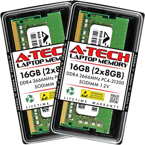 Miniatura 28 de A-Tech 8 GB de RAM para portátiles Acer Nitro 5 DDR4 2666MHz SODIMM PC4-21300 (PC4-2666V) módulo de actualización de memoria