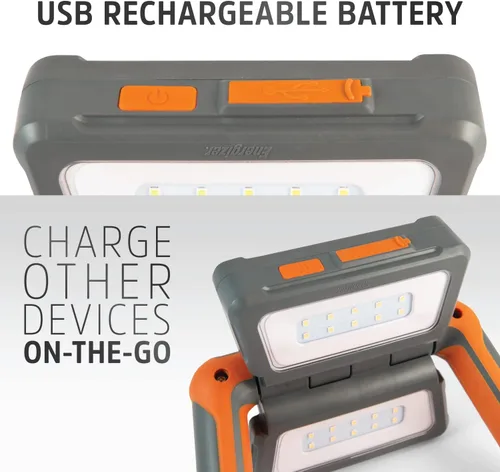 Miniatura 7 de Energizer Linterna LED recargable, luz de trabajo brillante de varios paneles, linterna de campamento resistente al agua, cable de carga micro USB
