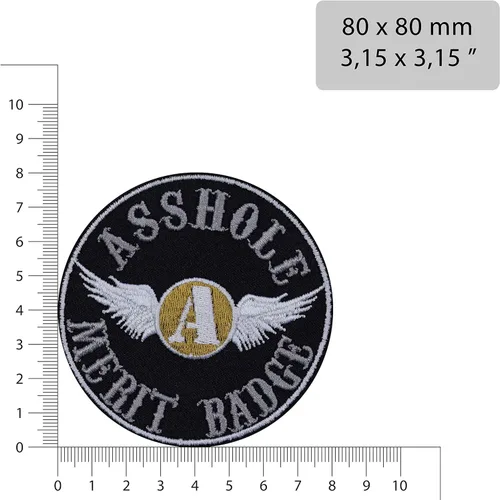 Miniatura 3 de A-H Merit Badge - Parche para planchar con divertido regalo, parches tácticos de moral para militares, mascotas, focas marinas, patriotas, parche