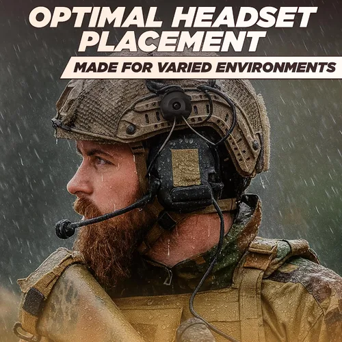 Miniatura 8 de Adaptador de riel ARC para auriculares tácticos – Compatible con Peltor Comtac II/III, Earmor M31/M32, Sordin – Se ajusta a cascos FAST, MICH, EXFIL