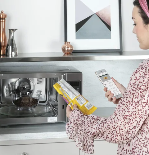 Miniatura 4 de Café CEB515P3NDS - Horno microondas de convección de encimera, con función de asado, cocción automática, descongelación, calentamiento, conectividad