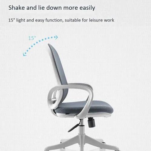 Miniatura 6 de Silla de oficina ergonómica cómoda multifuncional de tela completa de malla con diseño 2020 (D)