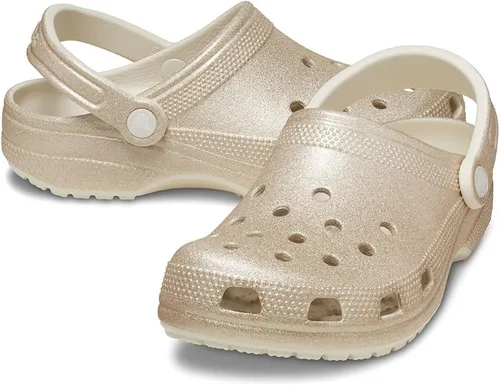 Miniatura 6 de Crocs Classic Clog - Glitter Champagne Glitter Hombres 9, Mujer 11 M
