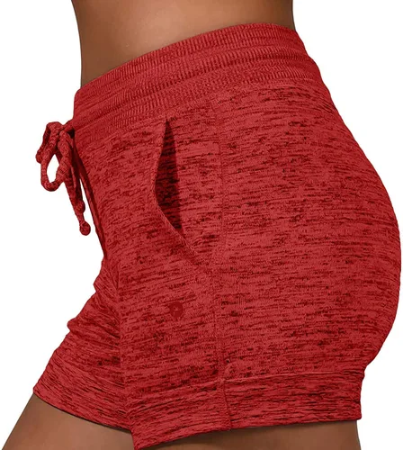 Miniatura 4 de Pantalones cortos de vendaje para mujer, pantalones cortos estampados con bolsillos, pantalones sueltos casuales para mujer, tops de manga corta