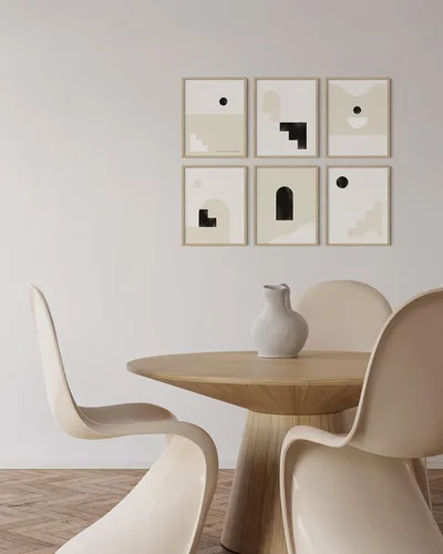 Miniatura 6 de HAUS AND HUES Portarretratos de madera de roble beige de 11 x 14 pulgadas, moderno arte de pared de madera, marco ligero de 11 x 14 pulgadas