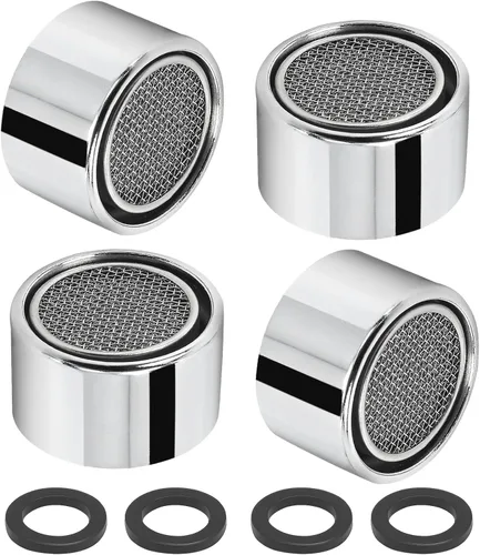 Miniatura 10 de Litoexpe Aireador de grifo de 15/16 pulgadas, 4 piezas, piezas de repuesto para aireador de fregadero de cocina, filtro de grifo de rosca hembra