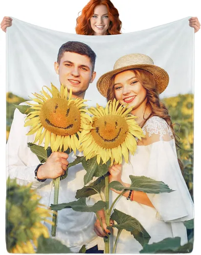 Miniatura 11 de WNNNS Manta Personalizada Mantas Personalizadas con 9 Fotos Mantas de Fotos Personalizadas Usando Mis Propias Fotos, Haz una Manta con Fotos.