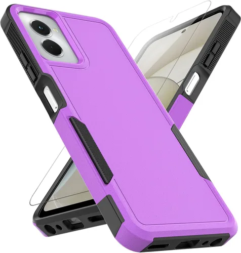 Miniatura 17 de Funda para Moto G 5G 2023 / Moto G Power 5G 2023: funda protectora de doble capa de servicio pesado resistente para teléfono celular a prueba