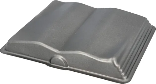 Miniatura 2 de RBV Birkmann "Book Cake Pan, gris, 9.8 x 13.4 x 1.8 in