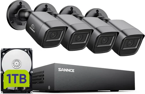 Miniatura 10 de SANNCE 5MP 8 Canales DVR de Cámara de Seguridad, Grabadora DVR de Vigilancia Híbrida 5 en 1 H.264+, Soporta Cámaras de Seguridad IP Analógicas