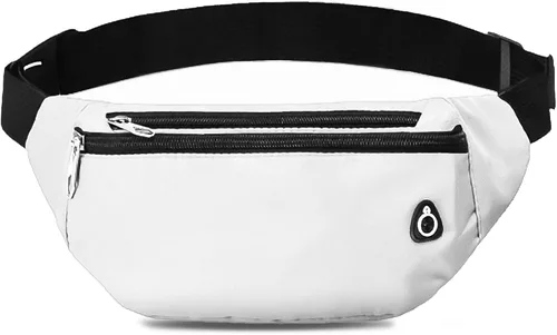 Miniatura 16 de Riñonera cruzada para mujeres y hombres, riñonera deportiva resistente al agua, bolsa de cinturón para viajes, senderismo, correr