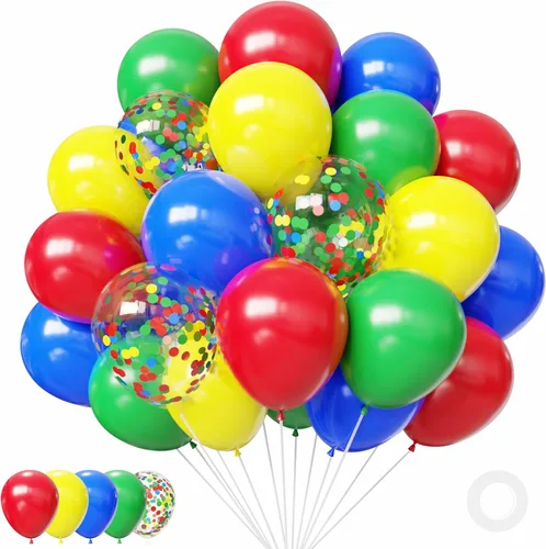 Miniatura 16 de Globos negros y metálicos plateados, 50 piezas de globos negros y plateados de 12 pulgadas, globos para fiestas para cumpleaños, graduación, Año