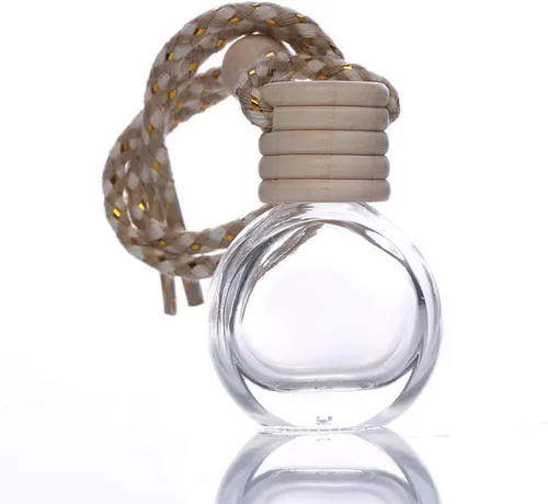 Miniatura 6 de Botella difusora de aceite esencial de aromaterapia para automóvil, paquete de 10 botellas de ambientador para automóvil, botella de perfume vacía